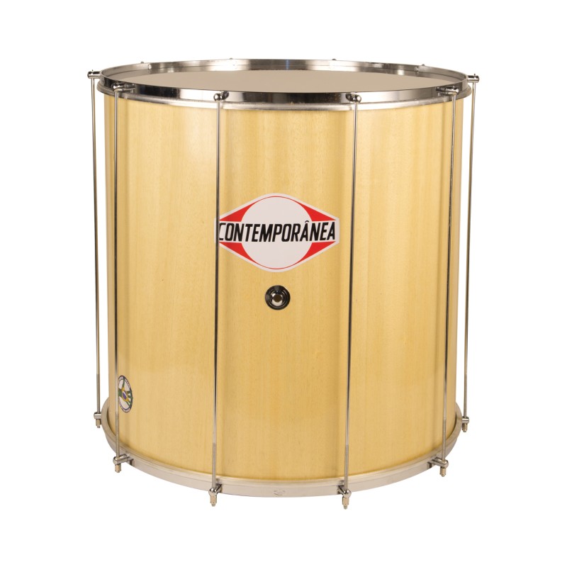 Surdo 24" x 60cm bois vernis - 10 tir. - Pro